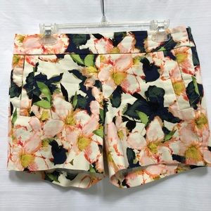 J Crew size 6 floral shorts